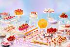 コンラッド大阪“世界を旅する”苺スイーツビュッフェ「韓国編」ポップな虹色ケーキや苺のトゥンカロン