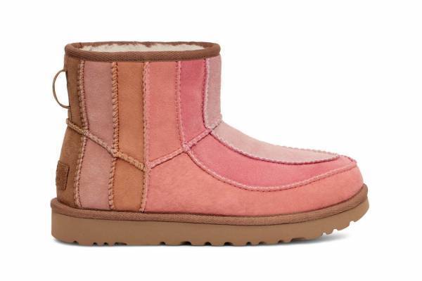 アグ“ピンク”グラデーションのムートンブーツ＆スリッパ、シャバララ・セルフとコラボ