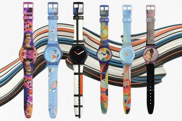 スウォッチ×ポンピドゥー・センター、モンドリアンやモディリアーニの名画腕時計