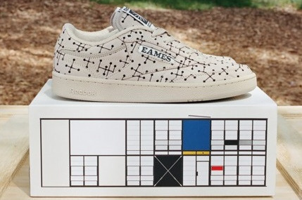 リーボック×イームズオフィス“ドットデザイン＆アート作品”着想のスニーカー「クラブシー」