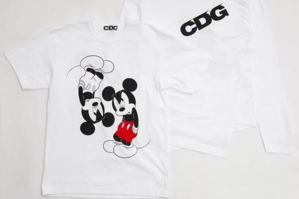 コム デ ギャルソンの「CDG」“ストリートなミッキーマウス”モチーフのTシャツ＆シンプルロゴバッグ