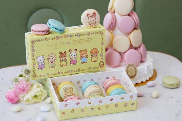 ラデュレ「シルバニアファミリー」マカロンボックスにイースターを祝う新作、人形＆小物セットも再販