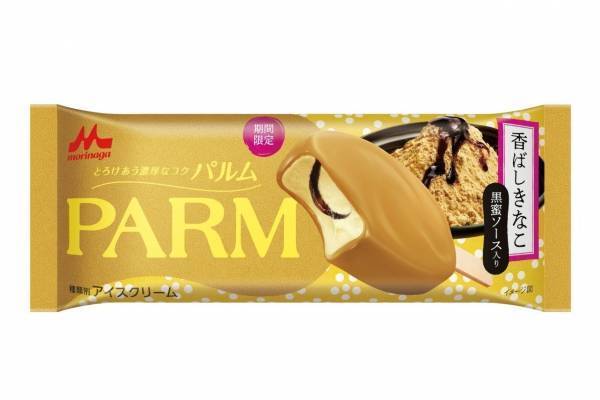 「パルム 香ばしきなこ」きなこ風味アイス×黒蜜ソースをなめらか“きなこチョコ”でコーティング
