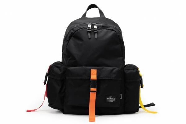 マイン×マキャベリック、ポーチにもなるハーネスバッグ＆カラフルパーツのバックパック