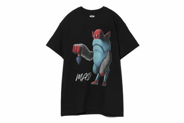 マッドストア アンダーカバー「未来原人サンド」コラボTシャツ、サンドや描き下ろし新キャラをプリント