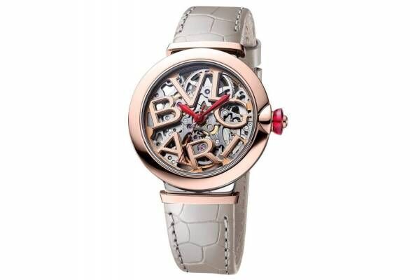 ブルガリから幸運の鳥&quot;キジバト&quot;モチーフの日本限定ウィメンズスケルトン腕時計