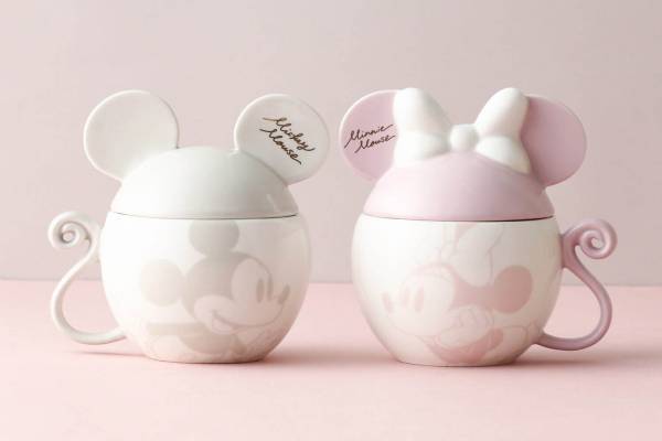 フランフラン“くすみカラー”の新作ディズニー雑貨、ミッキー＆ミニーモチーフのマグカップなど