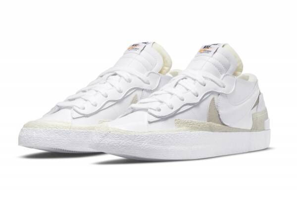 ナイキ X Sacaiの新作スニーカー ブレーザー ロー 白 黒のパテントレザーアッパー 22年4月1日 ウーマンエキサイト