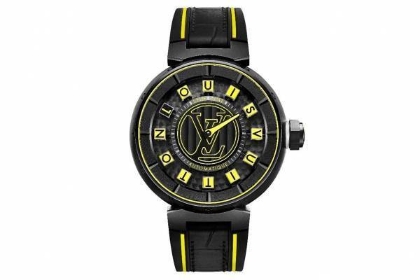 ルイ・ヴィトンの腕時計「タンブール スピン・タイム エアー クァンタム」文字盤のキューブが回転＆発光