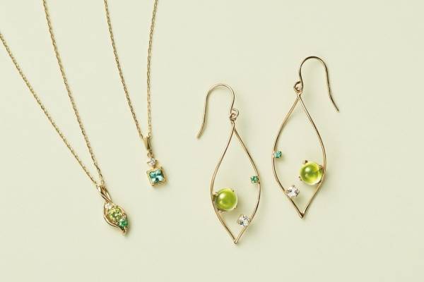 ヴイエー ヴァンドーム青山「グリーン」の新作ジュエリー、エメラルド輝く“新緑”ピアスやネックレス