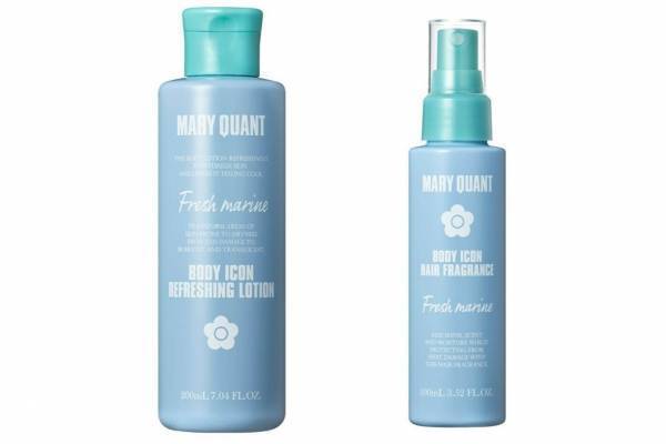 マリークヮント2022年夏コスメ、“爽やかな海”イメージのひんやりボディローション＆新アイブロウ