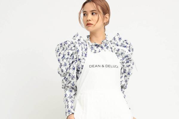 ディーン アンド デルーカ×ビームス クチュール“プリーツ”エプロンドレス＆2WAY仕様のかっぽうぎ