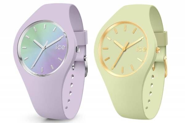 アイスウォッチの腕時計「アイス サンセット」パステルカラー×グラデーション文字板など春夏の新色
