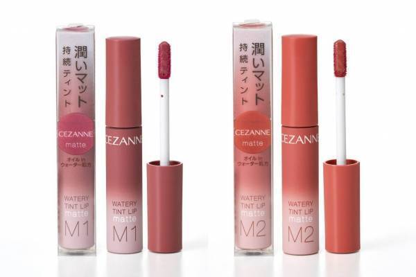 セザンヌ2022年夏コスメ、「ウォータリーティントリップ」に新ソフトマットタイプ