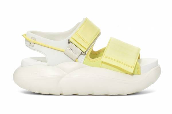 UGG2022年春新作"コロン"と丸いレディースサンダル、"もこもこ"サンダルの新色も