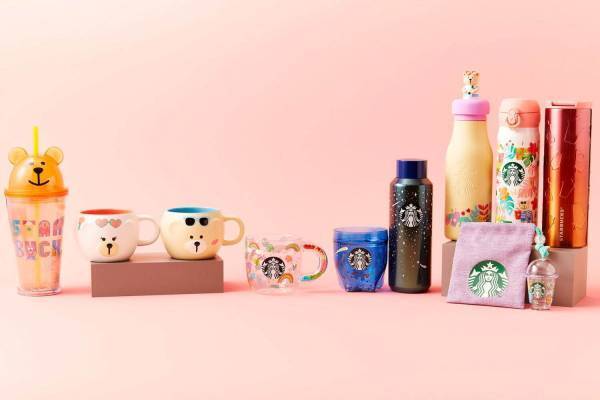 スターバックス22年夏の新作グッズ、フラペチーノ＆夏仕様ベアリスタをモチーフにしたタンブラーやマグ