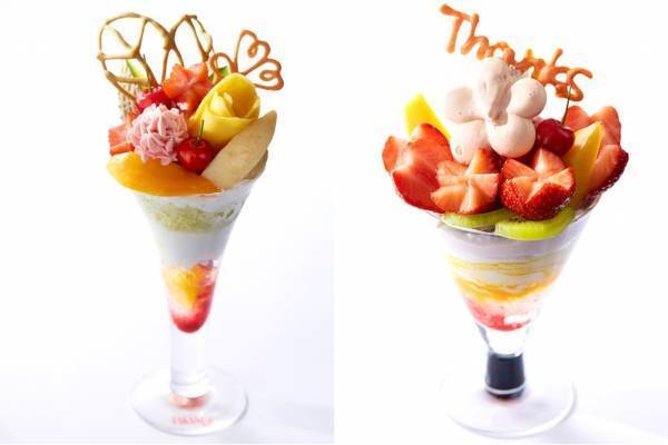 タカノフルーツパーラーの母の日限定パフェ、"まるでブーケ”な見た目＆全店異なる8種類