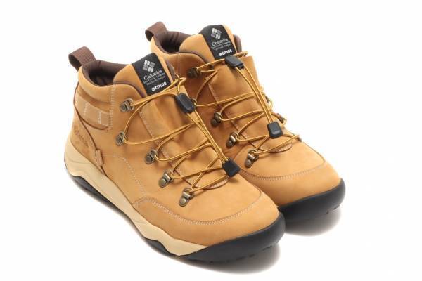 コロンビア×アトモスのコラボ、ウィートカラーの防水シューズ「ヘイジーレイジー」やTシャツなど