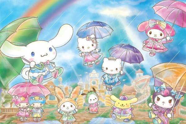 サンリオピューロランド「レインコート姿」のシナモロール・ポムポムプリンに会える新パレード