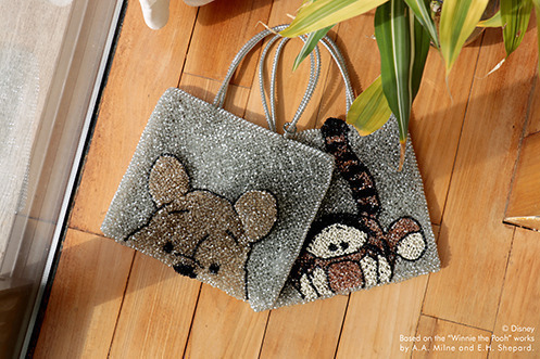 アンテプリマ「ディズニー」新作“くまのプーさん”のワイヤーバッグ、ティガーやピグレットを表現