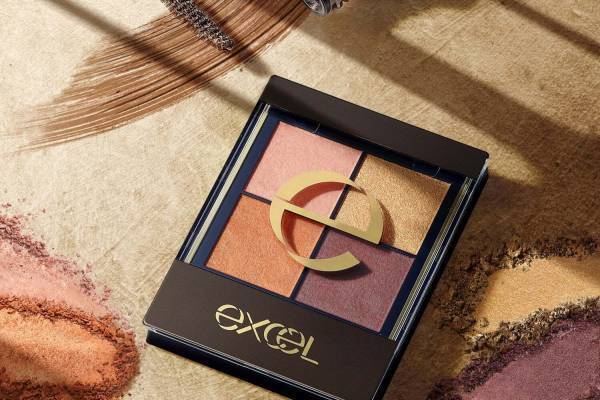エクセル22年夏コスメ、“夏の夕暮れ”カラーの4色アイシャドウ＆抜け感カラーマスカラなど