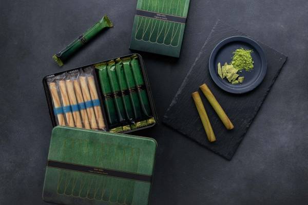 ヨックモック"抹茶風味”の「シガール オゥ マッチャ」限定発売、宇治抹茶使用の大人な味わい