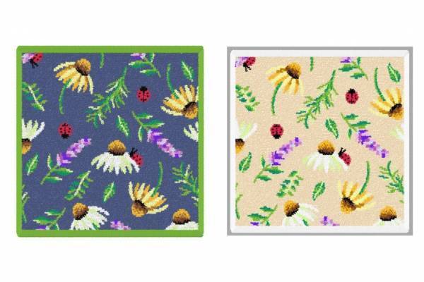 フェイラー×コスメキッチンが初コラボ、"ハーブやテントウ虫柄”の限定ハンカチ＆ポーチ