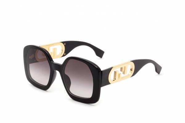 フェンディ「オーロック」新作アイウェア、FFロゴの透かし細工を施したアセテートフレーム