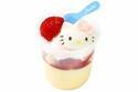 パステル×サンリオ「ハローキティ」イチゴケーキ仕立てのなめらかプリン＆リボンモチーフのプリンロール