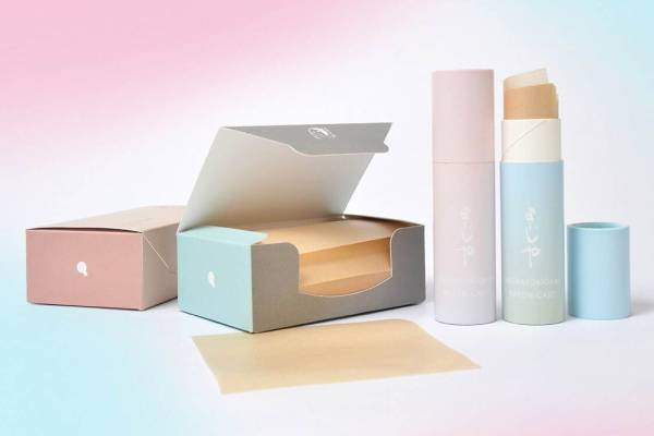 「よーじやのあぶらとり紙」に新デザイン、“グラデカラー”のティッシュ風ボックス＆筒形パッケージ