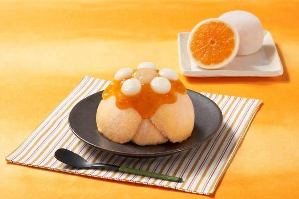 「やわもちアイス みかん大福味」もちもちおもち＆白あんで“和菓子屋のみかん大福”を表現
