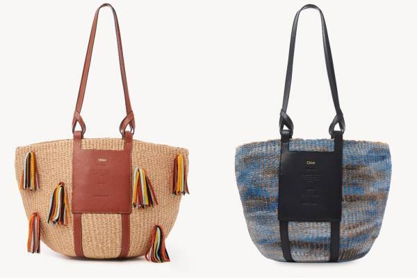 クロエの新作かごバッグ、マルチカラーの“ポンポン”付き＆カラフルストライプのバスケットバッグ
