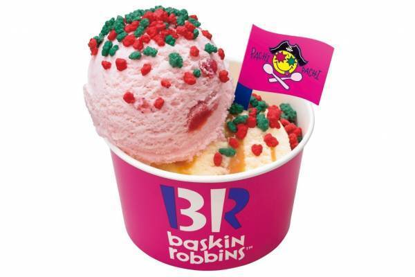 サーティワン「ポッピングシャワー」のパチパチ キャンディを好きなアイスにトッピング！限定ダブルカップ