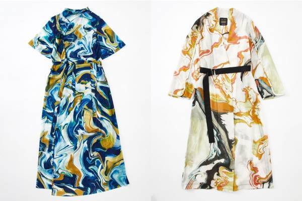 ユナイテッド トウキョウ“マーブル柄”ワンピースなどウィメンズ＆メンズアイテム、DWSとコラボ
