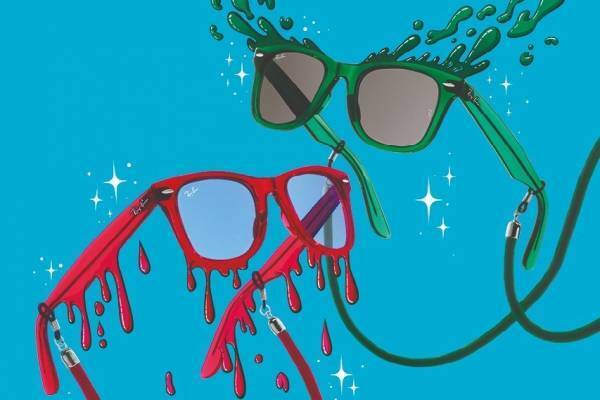 レイバン新作アイウェア、カラフルクリアフレーム×レンズの「ウェイファーラー」