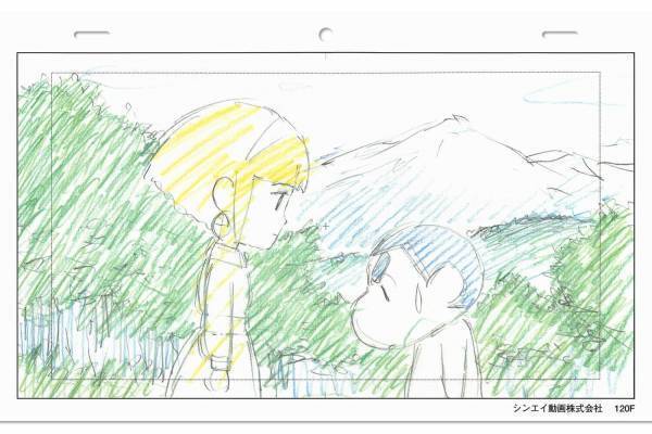 東京ソラマチで「映画クレヨンしんちゃん」30周年記念原画展、歴代作品ポスターや記念グッズも