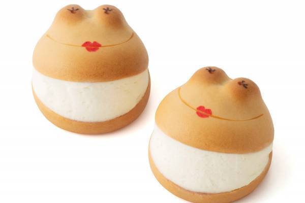 母の日スイーツ「ママトッツォ」期間限定で、名古屋銘菓「カエルまんじゅう」をマリトッツォ風に