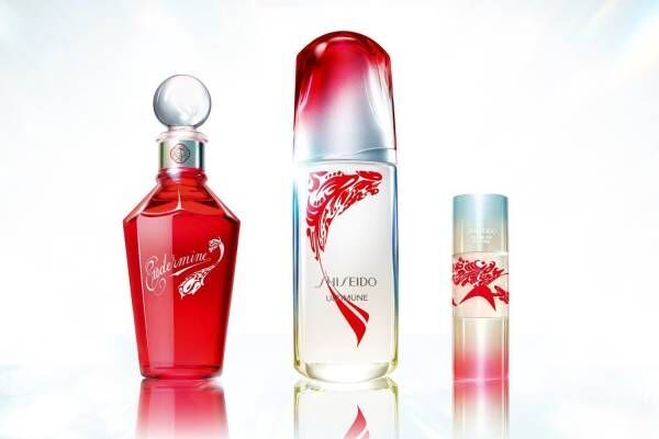 SHISEIDO150周年限定スキンケア、“赤い化粧水”やベストセラー美容液が限定パッケージに