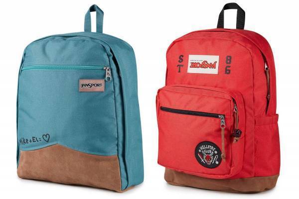 ジャンスポーツ×ストレンジャー・シングス最新作、“アップサイド・ダウン”な逆さまロゴのバックパック