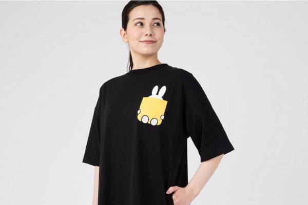 グラニフ×ミッフィー、顔総柄シャツや読書ミッフィーのワンピースなど新作コラボアイテム