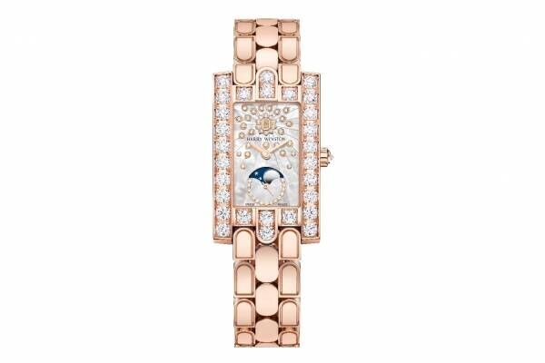 ハリー・ウィンストン新作腕時計“ダイヤモンド降り注ぐ”マザー・オブ・パールのダイヤル