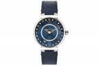 ルイ・ヴィトンの腕時計「タンブール ムーン デュアルタイム」新色ネイビーのモノグラム・フラワー文字盤