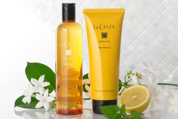 ラ・カスタ22年夏ヘアケア「アロマエステ 82」フローラルミント香るシャンプー＆ヘアトリートメント