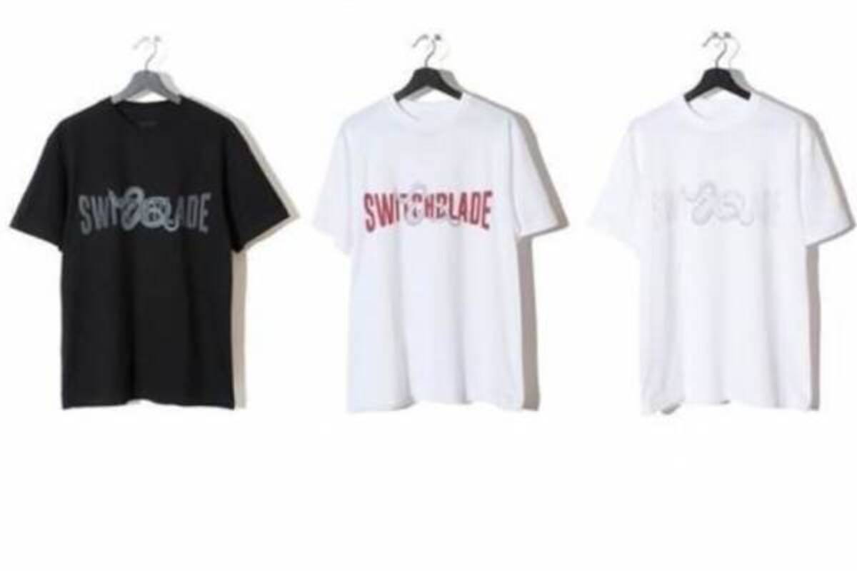 HYDEが手掛ける「スイッチブレード」新作Tシャツ、ブランドネームに 
