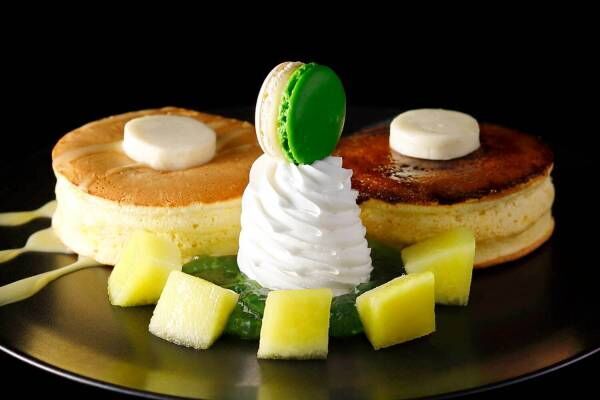 ホテルニューオータニ「特製パンケーキ」静岡県産マスクメロンを使った初夏限定仕様に