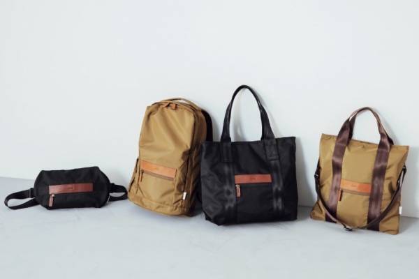 土屋鞄製造所から“上品”ナイロンバッグ初登場、レザーを配したバックパックや大判トートなど