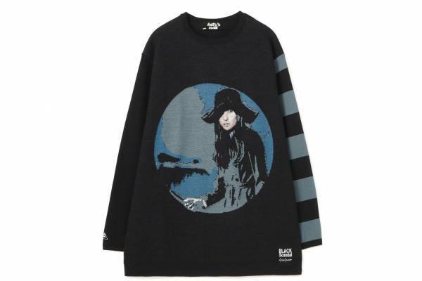 ブラック スキャンダル ヨウジヤマモト×東映映画『女囚さそり』グラフィックを配したニットやTシャツ