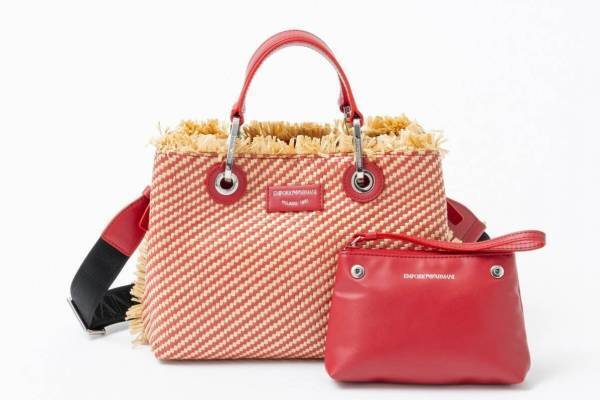 エンポリオ アルマーニのアイコン「MyEA」かごバッグ風の新作、ポーチ＆ストラップも付属