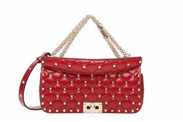 ヴァレンティノ「ロックスタッズ スパイク」新作ショルダーバッグ、“ふっくら”ヴィンテージ風