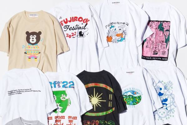 フジロックフェスティバル '22×ビームスのTシャツ、山瀬まゆみら7組のアーティストとコラボ
